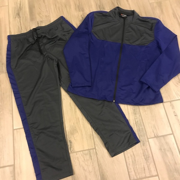 and1 men's 2pc track suit